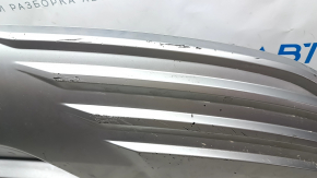 Audi E-Tron 19-23 rear bumper lower lip trim, silver, for towbar, broken fastener, scratches