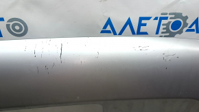 Audi E-Tron 19-23 rear bumper lower lip trim, silver, for towbar, broken fastener, scratches