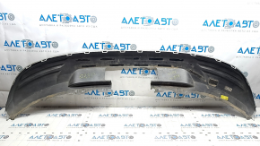 Audi E-Tron 19-23 rear bumper lower lip trim, silver, for towbar, broken fastener, scratches