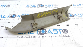 Subaru b9 Tribeca left trunk lid trim, light gray, dent, scratch