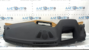 BMW 3 G20 19-22 black and brown COGNAC dashboard with AIRBAG, with speaker grille