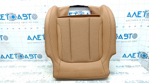 BMW 3 G20 22-24 passenger seat cushion upholstery, brown COGNAC artificial leather, perforated, heated, water damaged