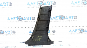 Infiniti G25 G35 G37 4d 06-15 lower left center pillar trim, black, scratches