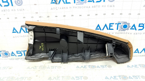 Left rear seat side trim for BMW 3 G20 19-25, brown artificial leather, COGNAC