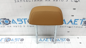 Left rear headrest for BMW 3 G20 21-25, brown leather, COGNAC