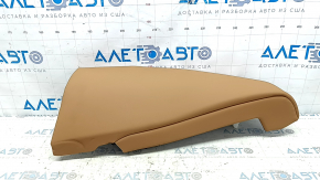 Right rear seat side trim for BMW 3 G20 19-25, brown artificial leather, COGNAC
