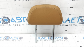 Right rear headrest for BMW 3 G20 21-25, brown leather, COGNAC