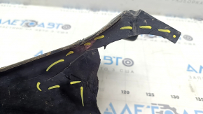 Front left fender liner, lower part, Audi E-Tron 19-23, missing fragment, cracks, broken fasteners
