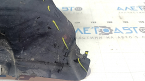 Front left fender liner, lower part, Audi E-Tron 19-23, missing fragment, cracks, broken fasteners