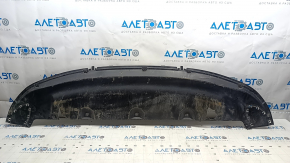 The front bumper protection of the Audi E-Tron 19-23 is missing fragments and cracks.