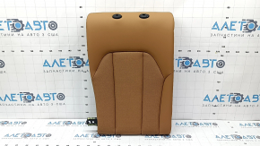 Right rear seat backrest BMW 3 G20 21-25, brown COGNAC artificial leather, perforated