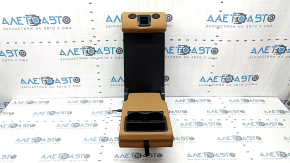 Rear seat backrest center BMW 3 G20 21-25 brown COGNAC artificial leather, perforated