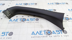 Left trunk door trim for Subaru Outback 15-19, black, type 1, broken, worn fasteners