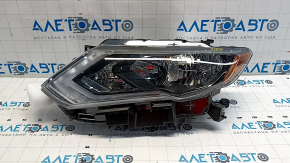 Nissan Rogue 17-20 halogen left front headlight with mount, scratched