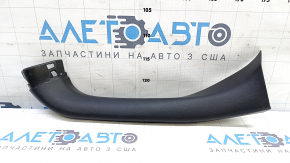 Right trunk door trim for a Subaru Outback 1915, black, worn, scratched