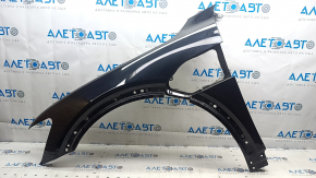 Front left wing for Audi E-Tron 19-23 black LY9T