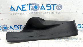 Rear left inner door sill trim for BMW 3 G20 19-24, black, scratches