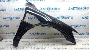 Front right fender Audi E-Tron 19-23 black LY9T, crumpled, broken mount
