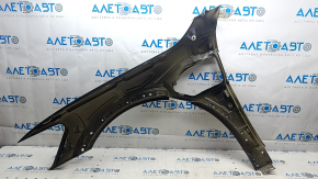 Front right fender Audi E-Tron 19-23 black LY9T, crumpled, broken mount