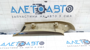 Left trunk lid trim for a Subaru B10 Tribeca, beige, scratches, nicks