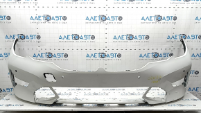 Bare front bumper for BMW 3 G20 19-22 with parking sensors, white, scratches, dented