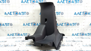 Upper center console trim for Toyota Sienna 21-25, dark gray, with bracket, backlit, worn