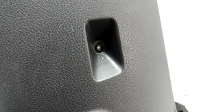 Upper center console trim for Toyota Sienna 21-25, dark gray, with bracket, backlit, worn