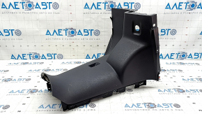 Upper center console trim for Toyota Sienna 21-25, dark gray, with bracket, backlit, worn