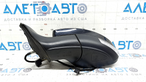 Left side mirror assembly for VW Tiguan 2009-2017, 6 pins, turn signal, heated, black