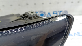 Left front headlight for a VW Tiguan 12-18, bare, restyling, halogen, scratches, peeling varnish