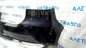 Rear bumper bare VW Tiguan 12-18 rest upper part, black LC9X scratches