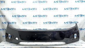 Front bumper bare VW Tiguan 12-18 rest, black LC9X