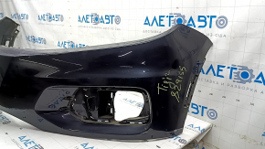 Front bumper bare VW Tiguan 12-18 rest, black LC9X