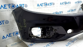 Front bumper bare VW Tiguan 12-18 rest, black LC9X