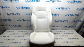 Tesla Model Y 20-25 passenger seat upholstery, white leather, heated, scratches