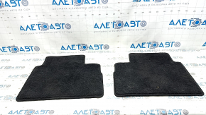 Set of floor mats for Nissan Rogue 21-22, cloth, black, for cleaning
