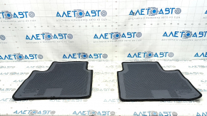 Set of floor mats for Nissan Rogue 21-22, cloth, black, for cleaning