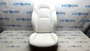 Tesla Model Y 20-25 driver's seat upholstery, white leather, heated