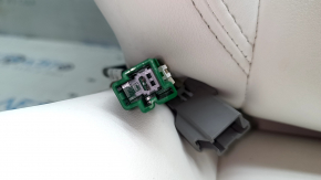 Tesla Model Y 20-25 driver's seat upholstery, white leather, heated