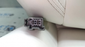 Tesla Model Y 20-25 driver's seat upholstery, white leather, heated