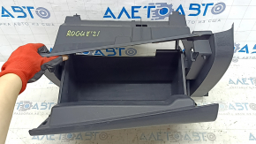 Nissan Rogue 21-23 glove compartment, black US built, scratches