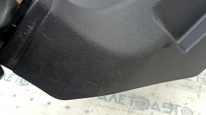 Lower left front pillar trim for 2021-22 Nissan Rogue, black, US built, worn, scratches