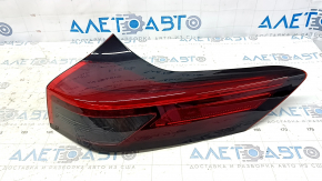 Nissan Rogue 21-24 right outer fender light, halogen + LED, us built, worn