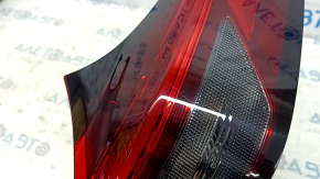 Nissan Rogue 21-24 right outer fender light, halogen + LED, us built, worn