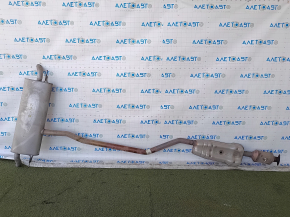 Rear muffler with barrel for Ford Edge 21-24 2.0T AWD with catalytic converter