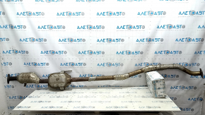 Exhaust line center section with catalytic converter Mazda CX-9 16-23 AWD, rusty