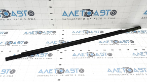 Door-glass molding, center rear left, Nissan Rogue 21-24, matte black, dented