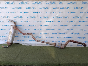 Exhaust pipe middle section with catalytic converter BMW 3 G20 21-25 plug-in, rusty