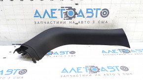 Left Mitsubishi Outlander 14-22 black trunk lid trim, scratches, wear