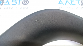 Left Mitsubishi Outlander 14-22 black trunk lid trim, scratches, wear